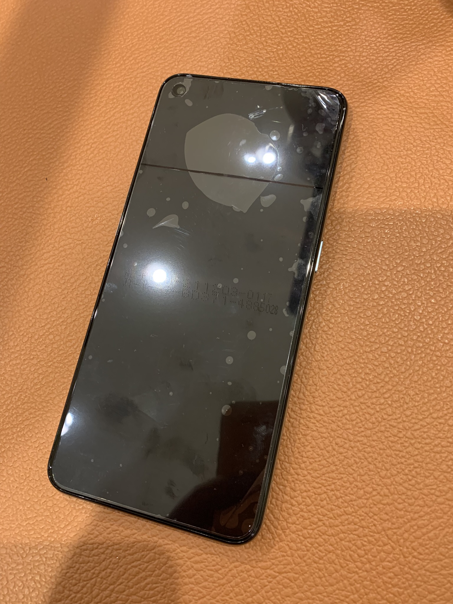 画面全体が液晶不良を起こしてしまったOPPO Reno5 A（オッポ）画面交換修理を承りました！